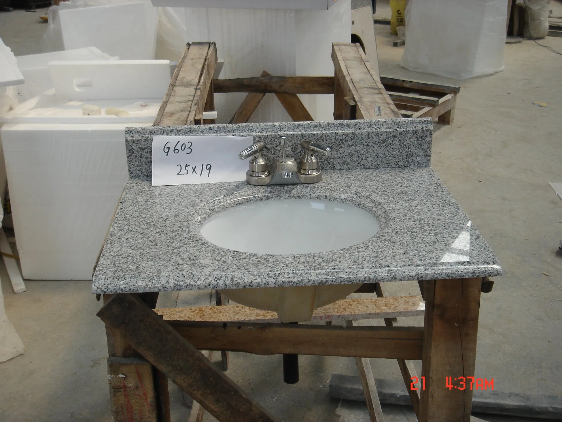 G603 Grey Granite Bathroom Vanity Tops for Sale