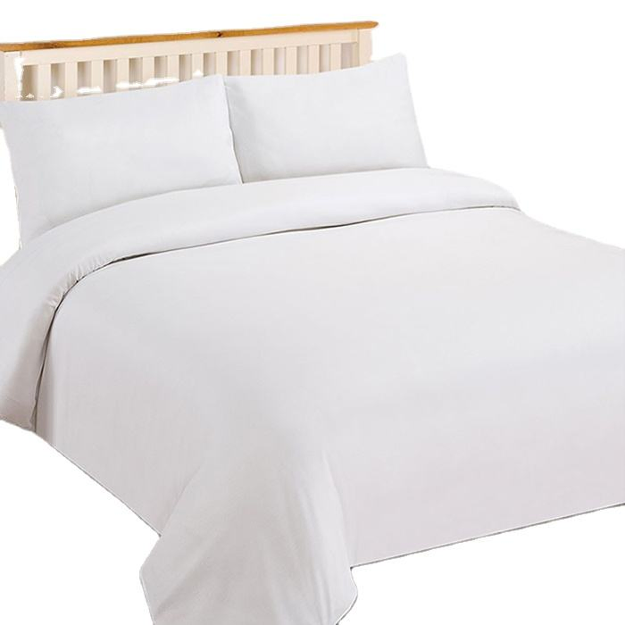 5 Star White 100% White Cotton Hotel Queen Bedding Set