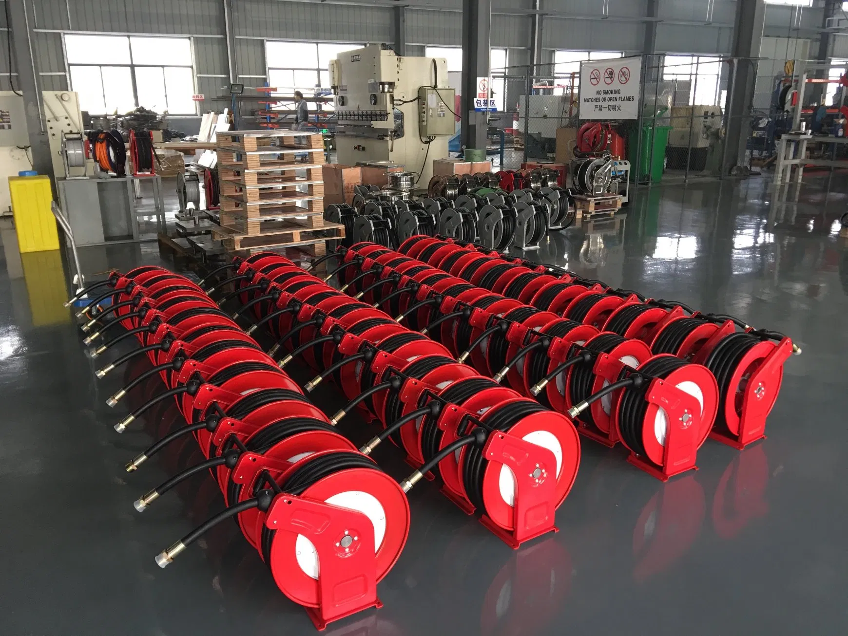 Portable Stainless Steel High Pressure Water Air Retractable Hose Reel