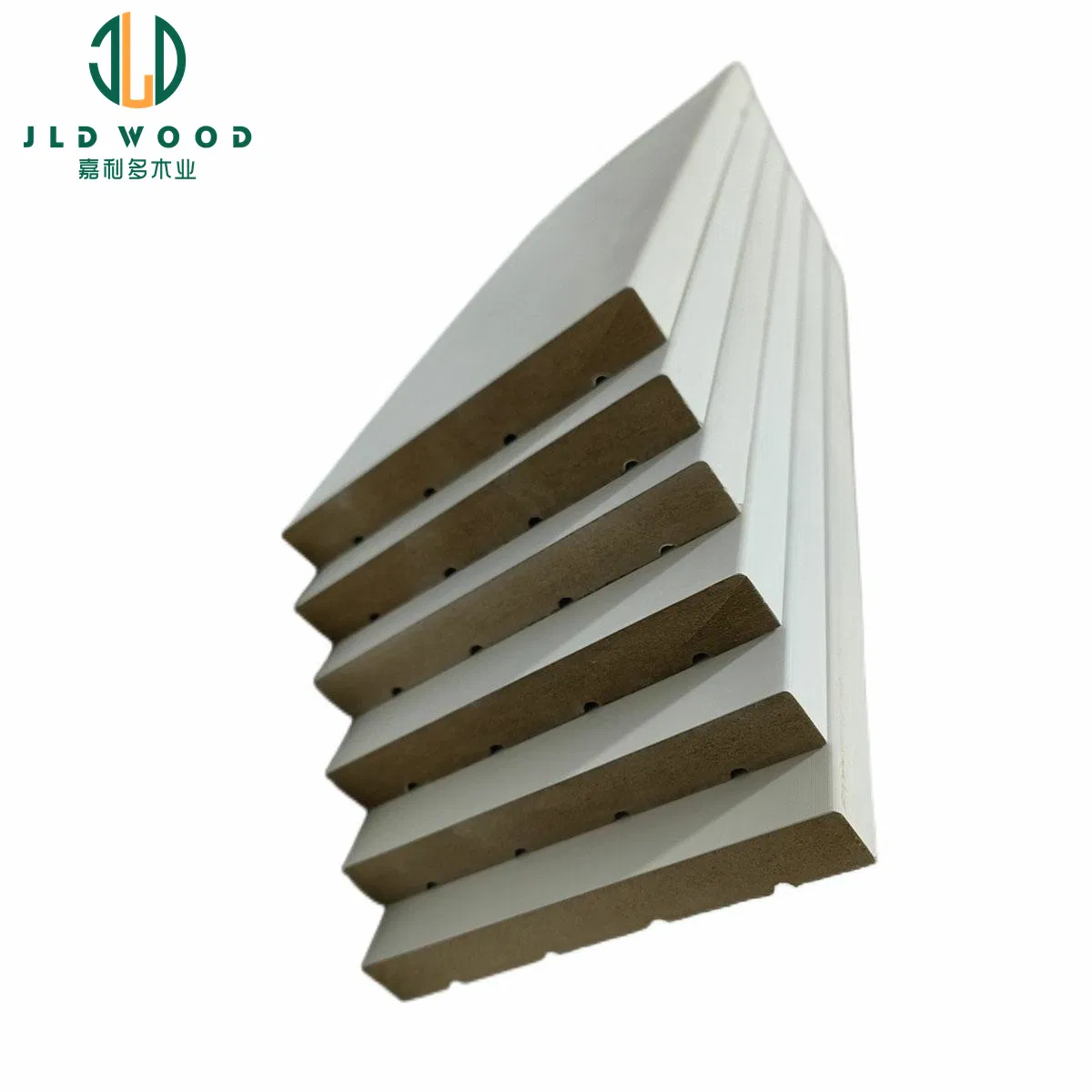 White Primed Soild Wood Skirting Board Baseboard Wood Moulding