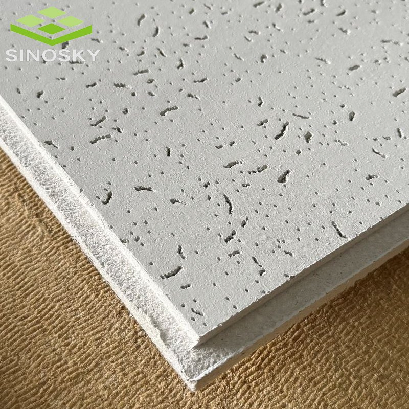 Mineral Fiber Acoustic Ceiling Tiles for Commercial Spaces.