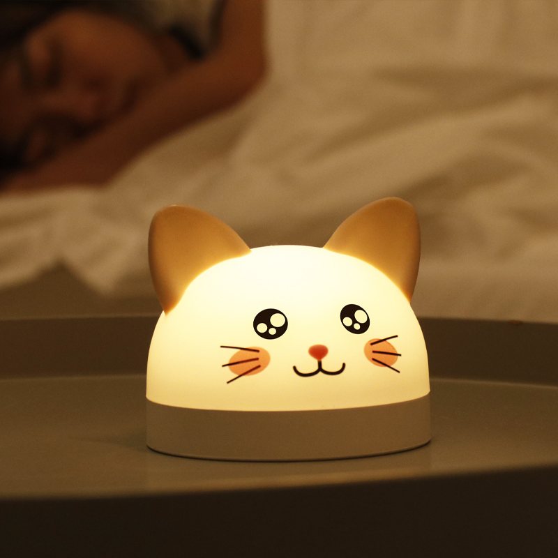 Kitty Toddler Sleep Training Clock with Night Lights