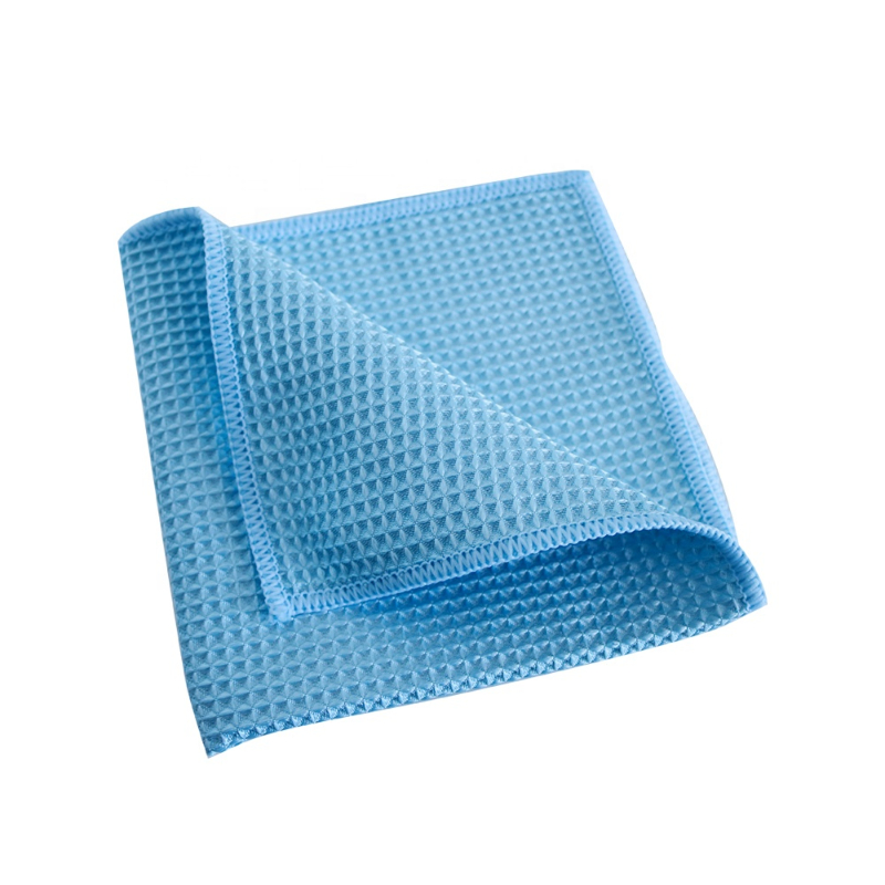 Wholesale Microfiber Dish Towels Kitchen Wiping Towel Microfiber Waffle Weave Towel