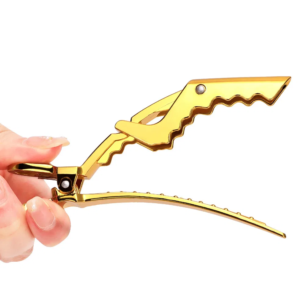 Plastic Hair Claw Clip for Styling Wholesale Sectioning Alligator Croc Hair Styling Clips Set