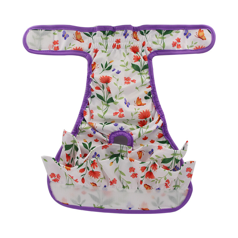 New Skirted Female Dog Menstrual Pants, Washable Pet Anti-Harassment Estrus and Menstrual Pants