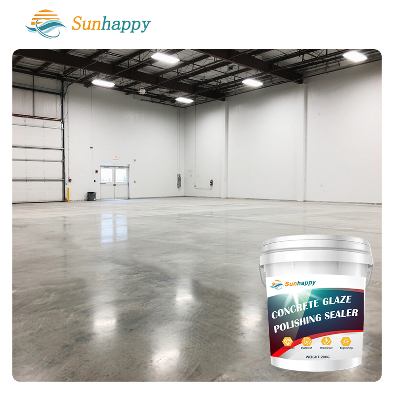 Industrial-Strength Cement Polish Glaze Brightener Integrated Protection Liquid Concrete Floor Glaze Polishing Sealer