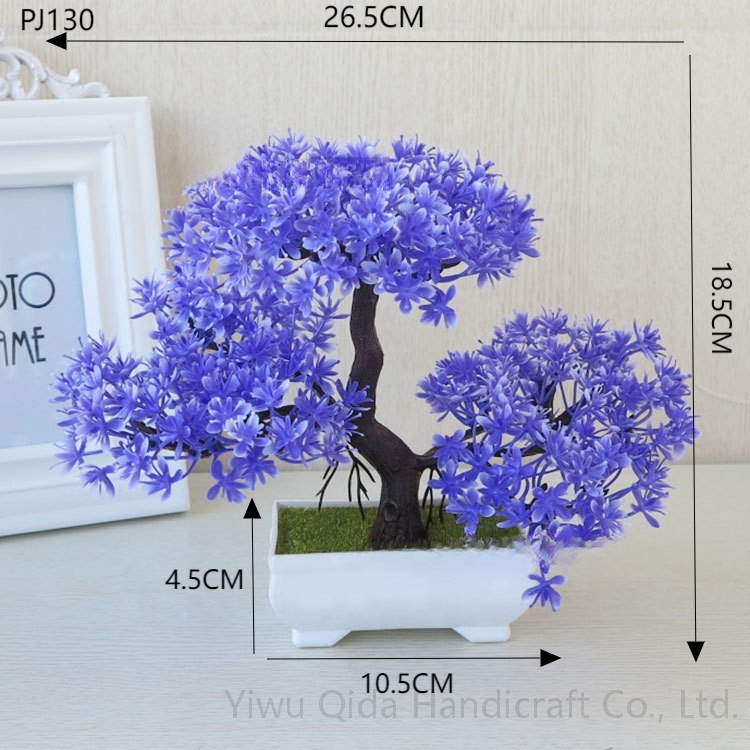 Бонсай искусственный пластиковый в горшке