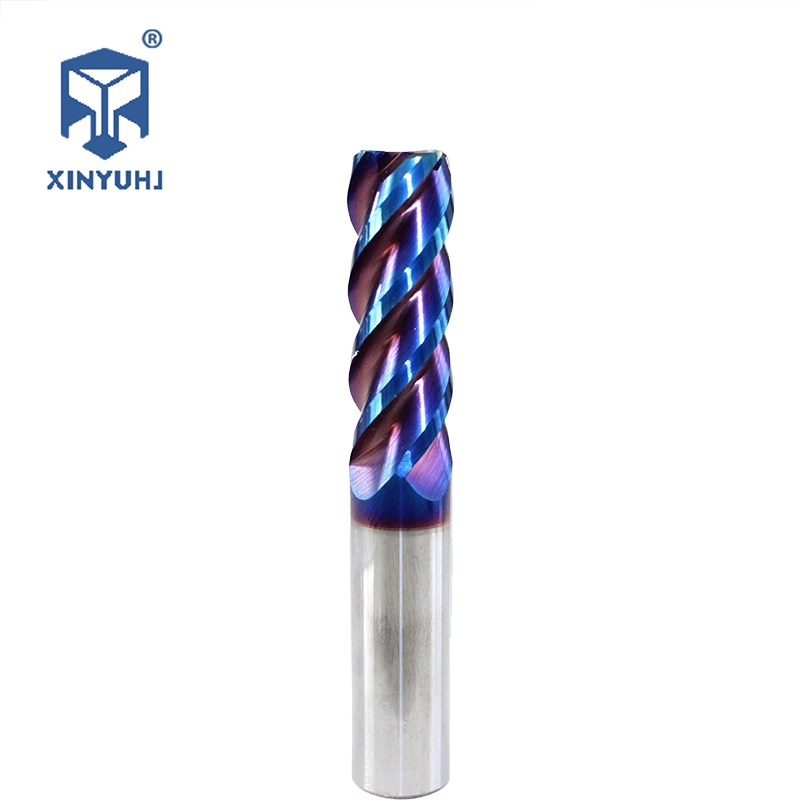 HRC63 Blue Carbide Milling Cutter