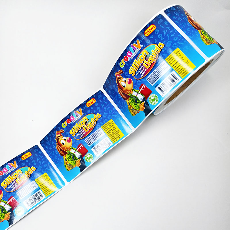PVC Pet PE Synthetic Paper Material Sticker Printing Eye-Catching Customized Self-Adhesive Label