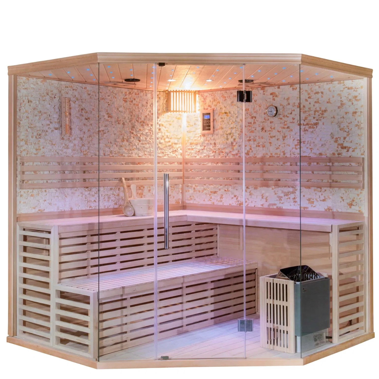 Финская сауна на 4 человек с сухим паром
