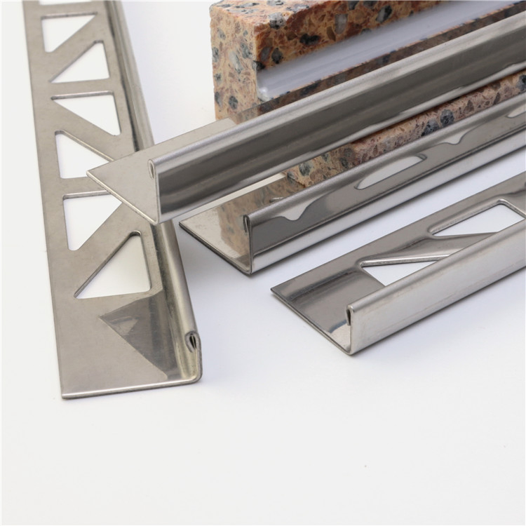 Niuyuan Metal Stainless Steel Tile Trim, Stainless Steel Ceramic Tile Trim, Corner Edge Tile Trim