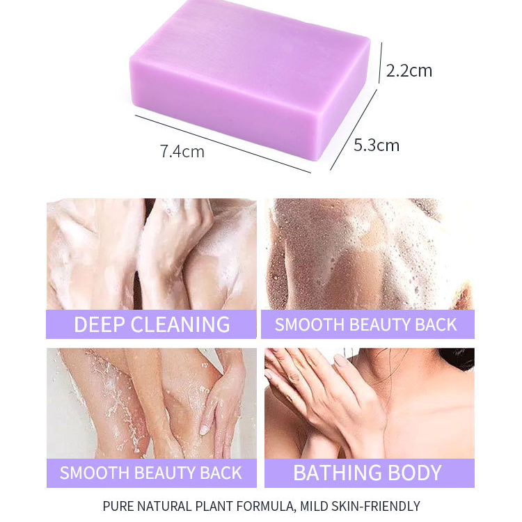Beauty Cosmetics Skin Care Deep Cleansing Whitening Lavender Handmade Soap