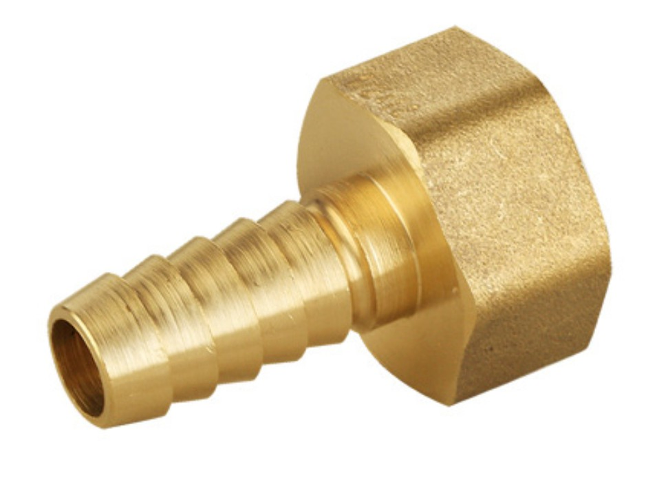 Brass Compression Cap with Copper Ring Pipe End Cap