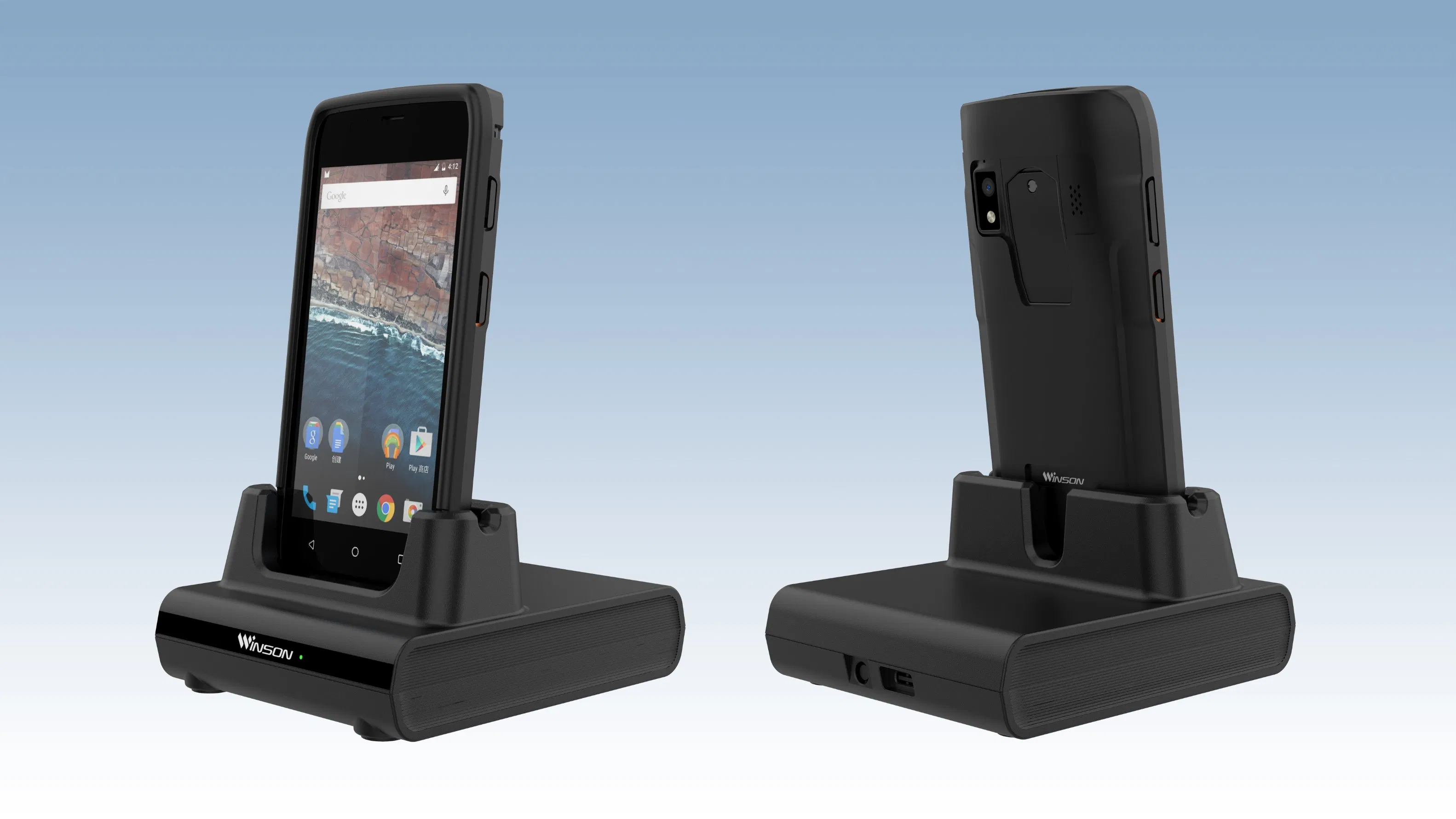 Winson Android Industrial Rugged PDA 2D Barcode Scanner Pdas with CE Certification