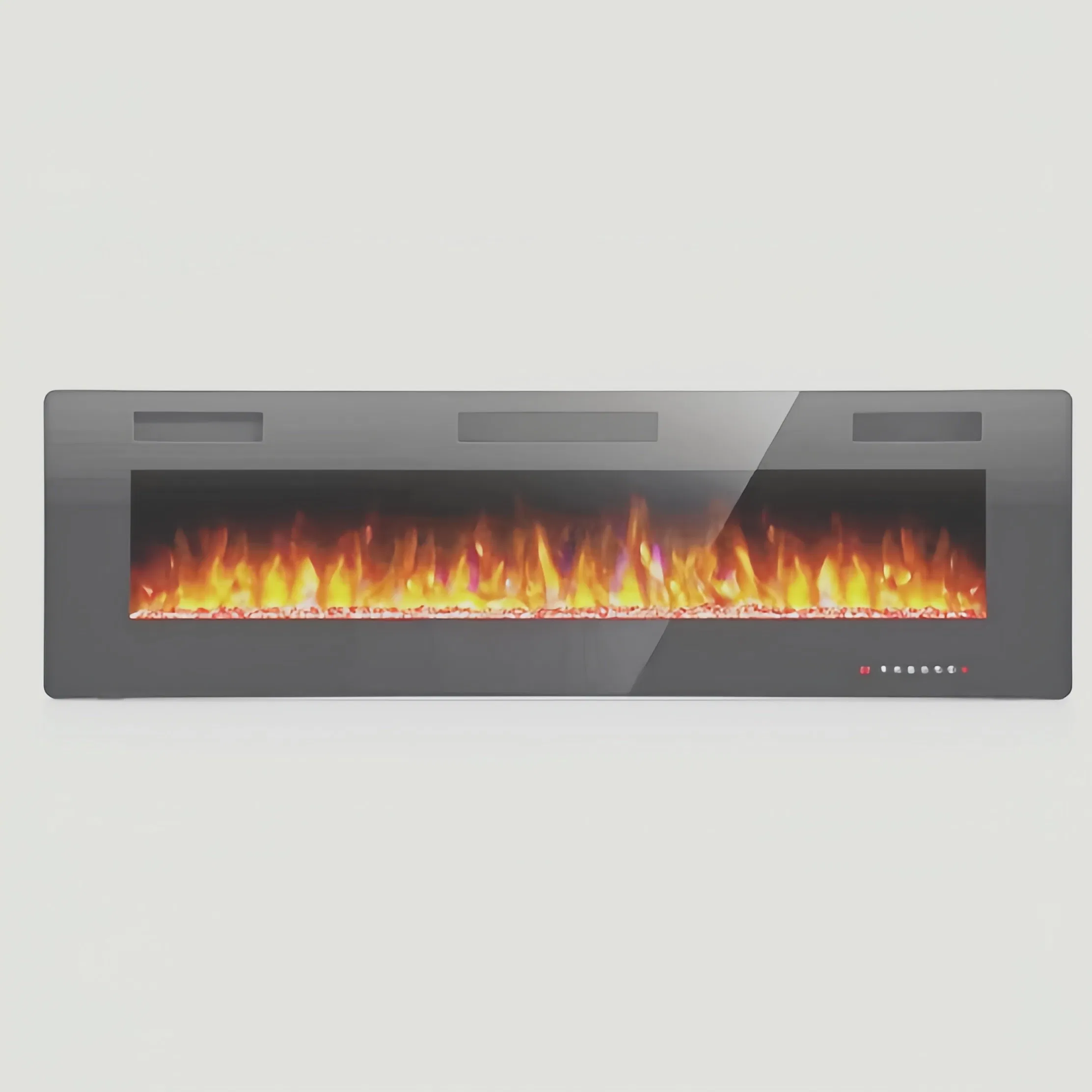 Electric Fireplace Recessed and Wall Mounted