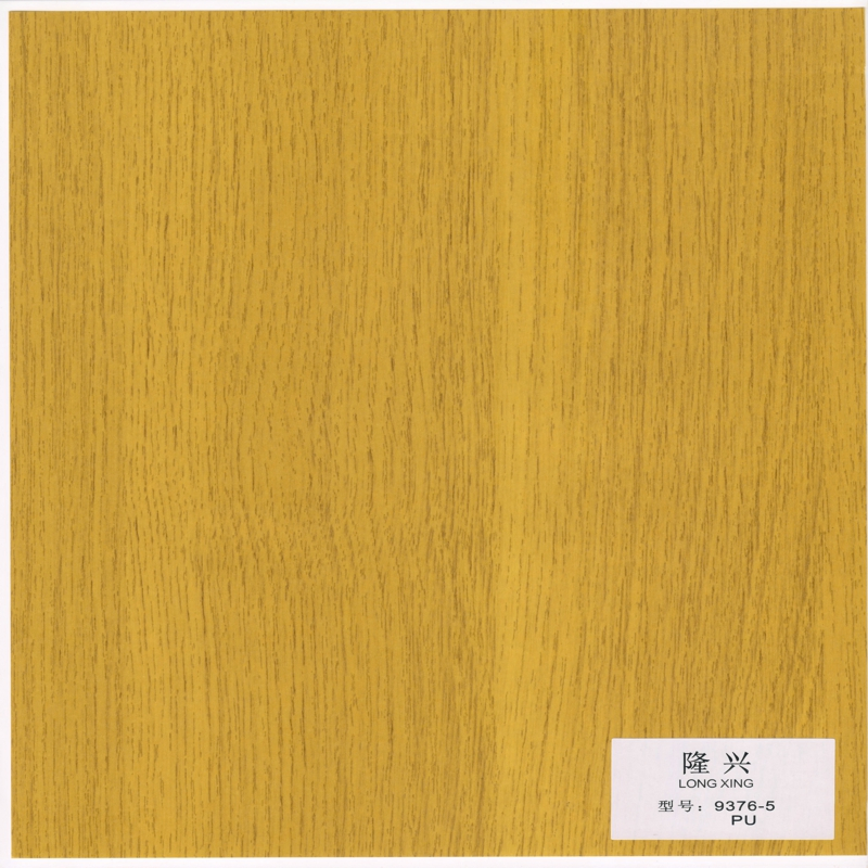 Factory OEM Decorative Paper Laminate Finish Foil Paper PU Coated Embossed Surface