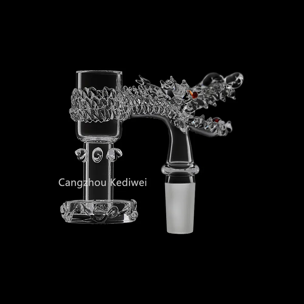 Dragon Design Quartz Banger Terp Slurper for Glass Smoking Pipe DAB Rig