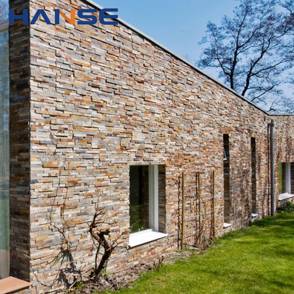 Natural Slate Quartzite Stacked Rock Stone Veneer Natural Stone Exterior Wall Cladding Slate