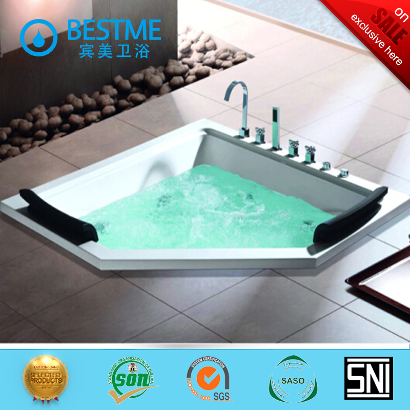 Угловая встроенная гидромассажная ванна Foshan Ariel (BT-A1035)