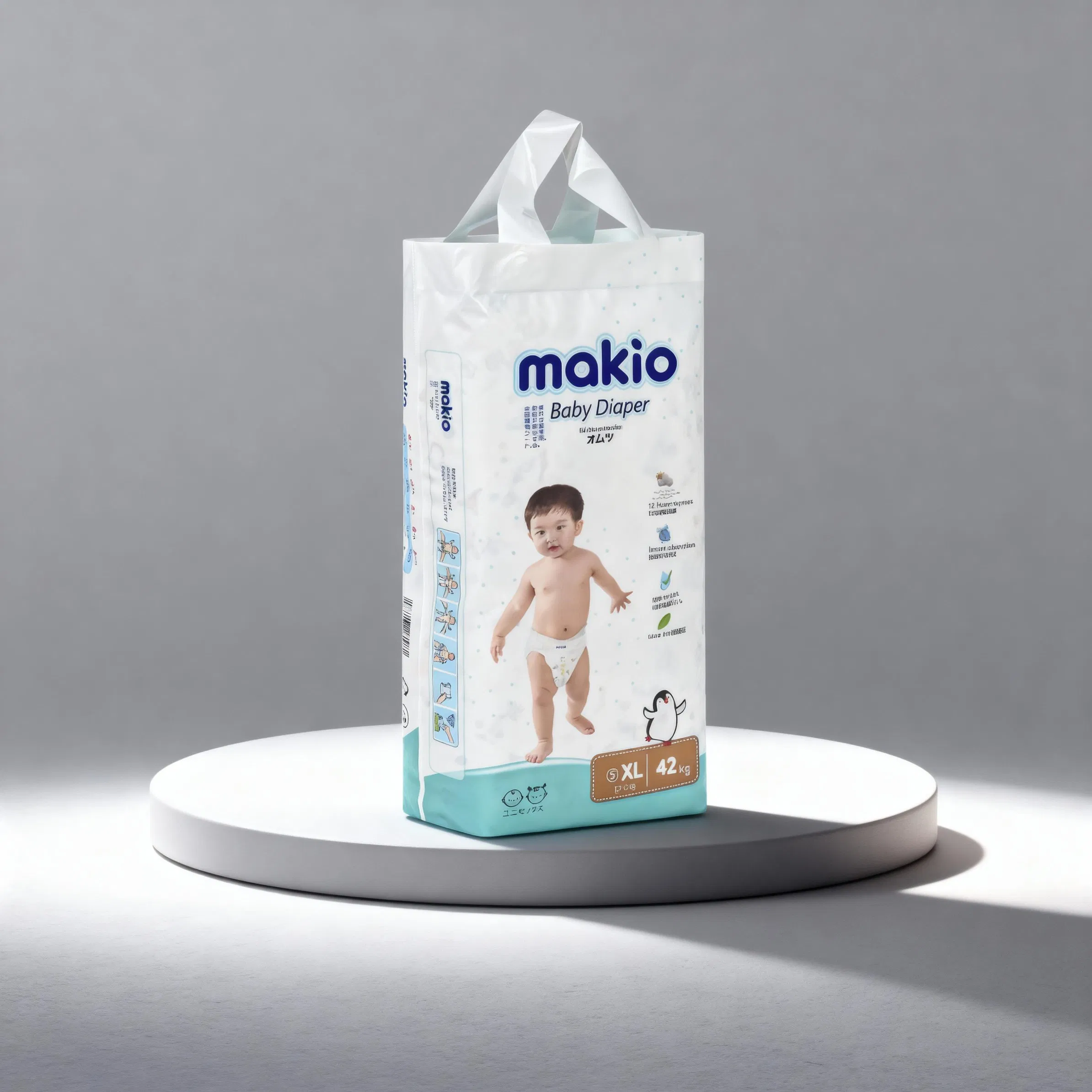 Подгузники Makio PRO+ 12h Dry для детей, оптом