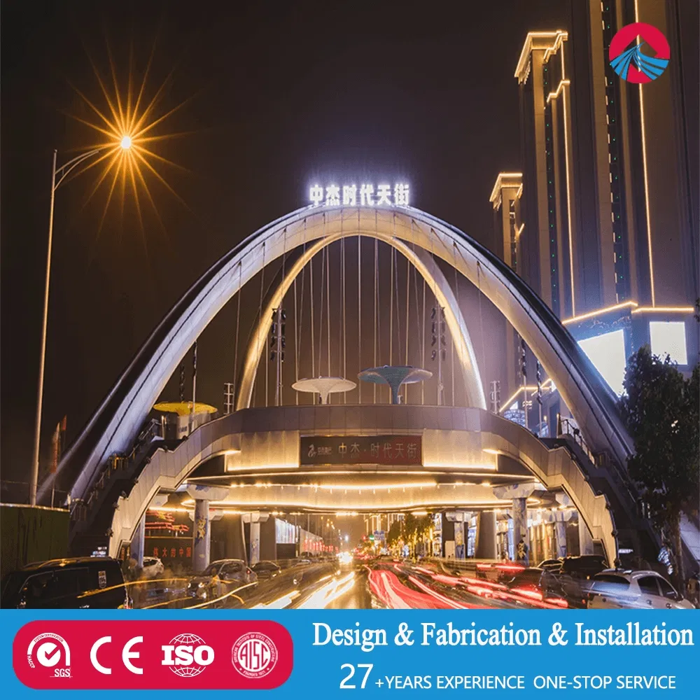 Heavy-Duty Steel Modular Bridge with Customizable Features for Global Markets