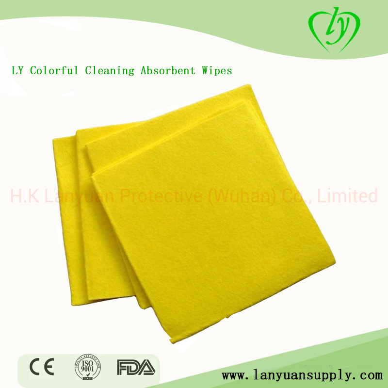 Needle Non-Woven Microfiber Cleaning Cloth Absorbent Wipes