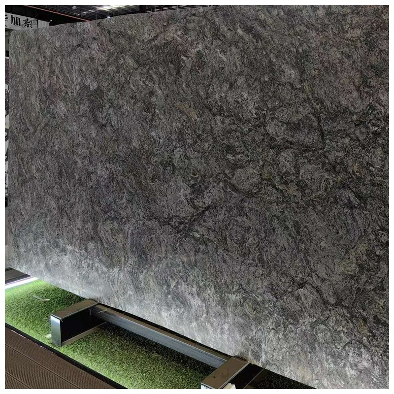Brazilian Luxury Metalicus Exotic Granite Slabs for Countertops and Wall