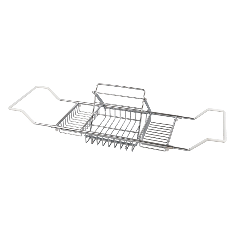 New Design Hotel Luxury Adjustable Metal Bathtub Rack