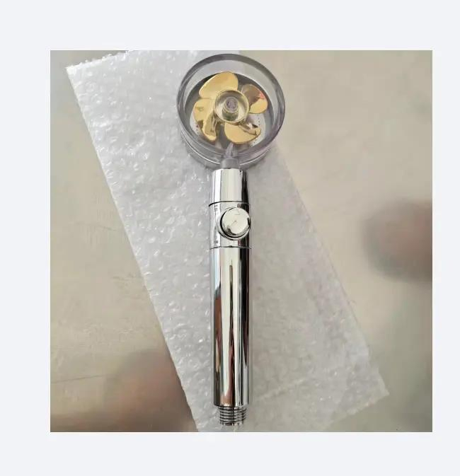 Iprosan ABS Handheld 360 Degree Rotating Bathtub Fan Turbo Shower Head