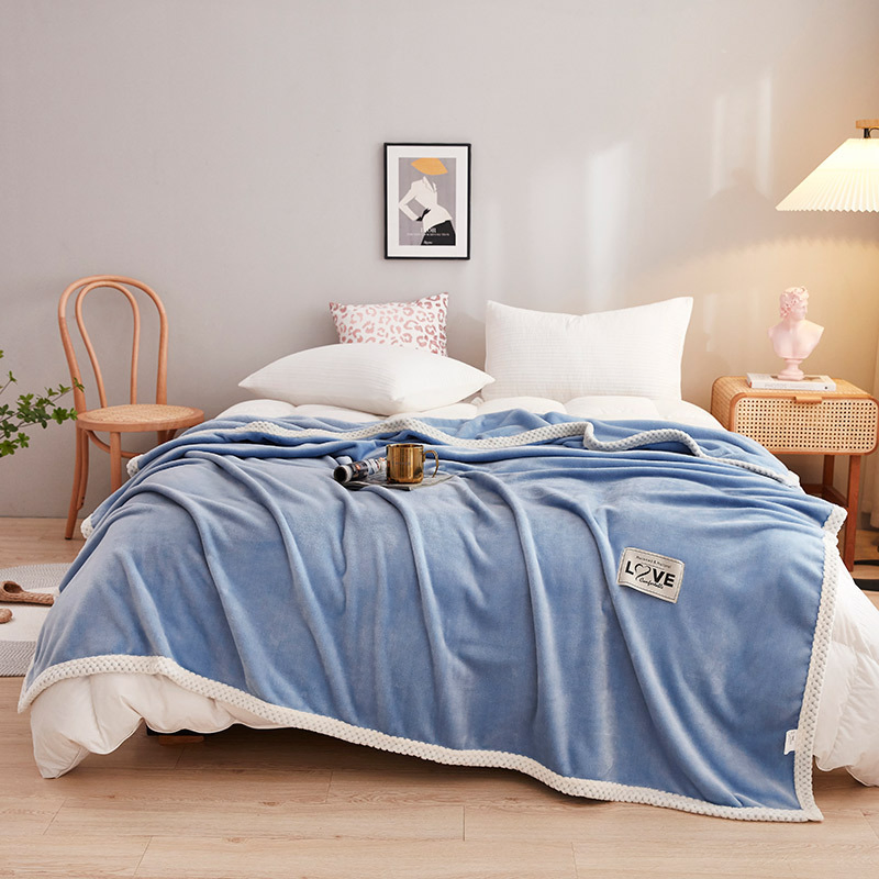 Wholesale Fleece Bed Blanket Oversize Super Soft Warm