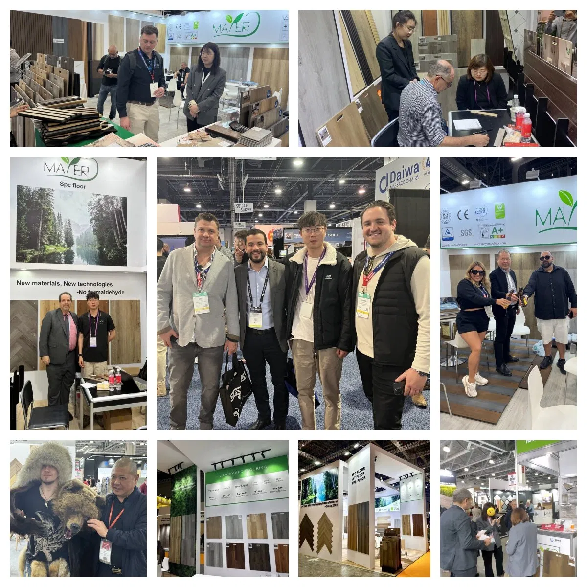 Building Material Spc Luxury Vinyl Floor Tile Wooden PVC Vinyl Floor Plank