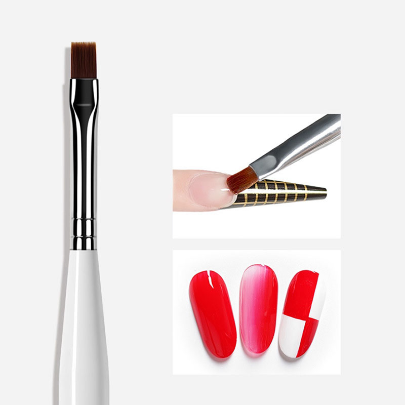 Wholesale Single Pack White Nail Brush