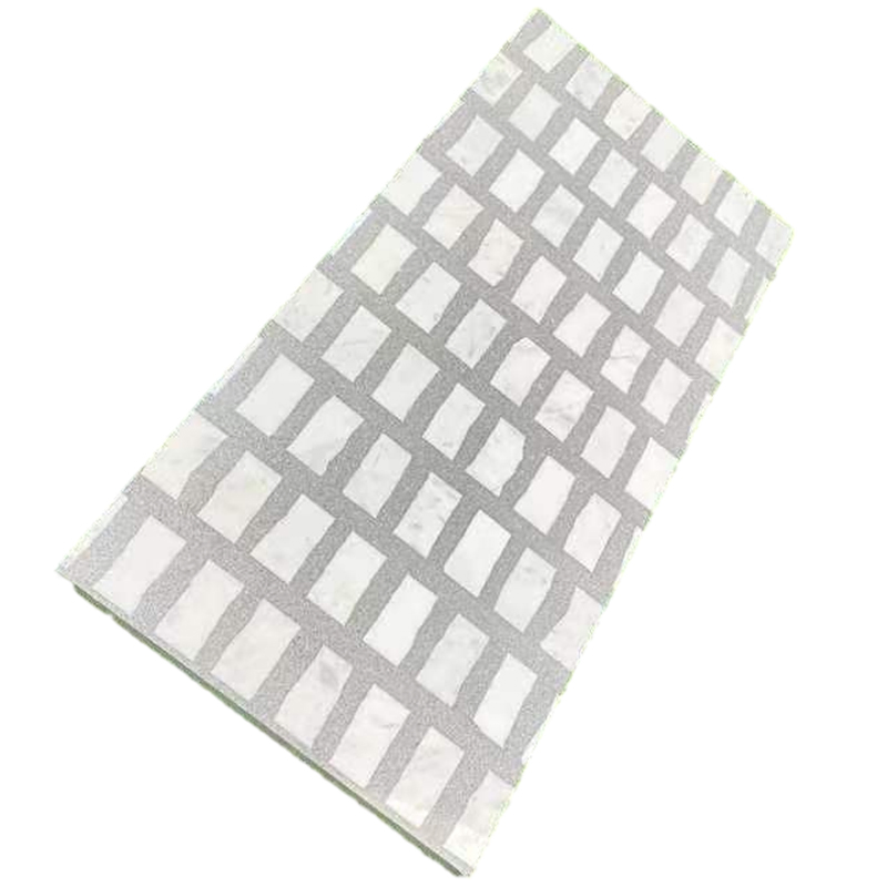 Artisan Bespoke Terrazzo Tile Customized Shape Marble Mosaic White Terrazzo Flooring