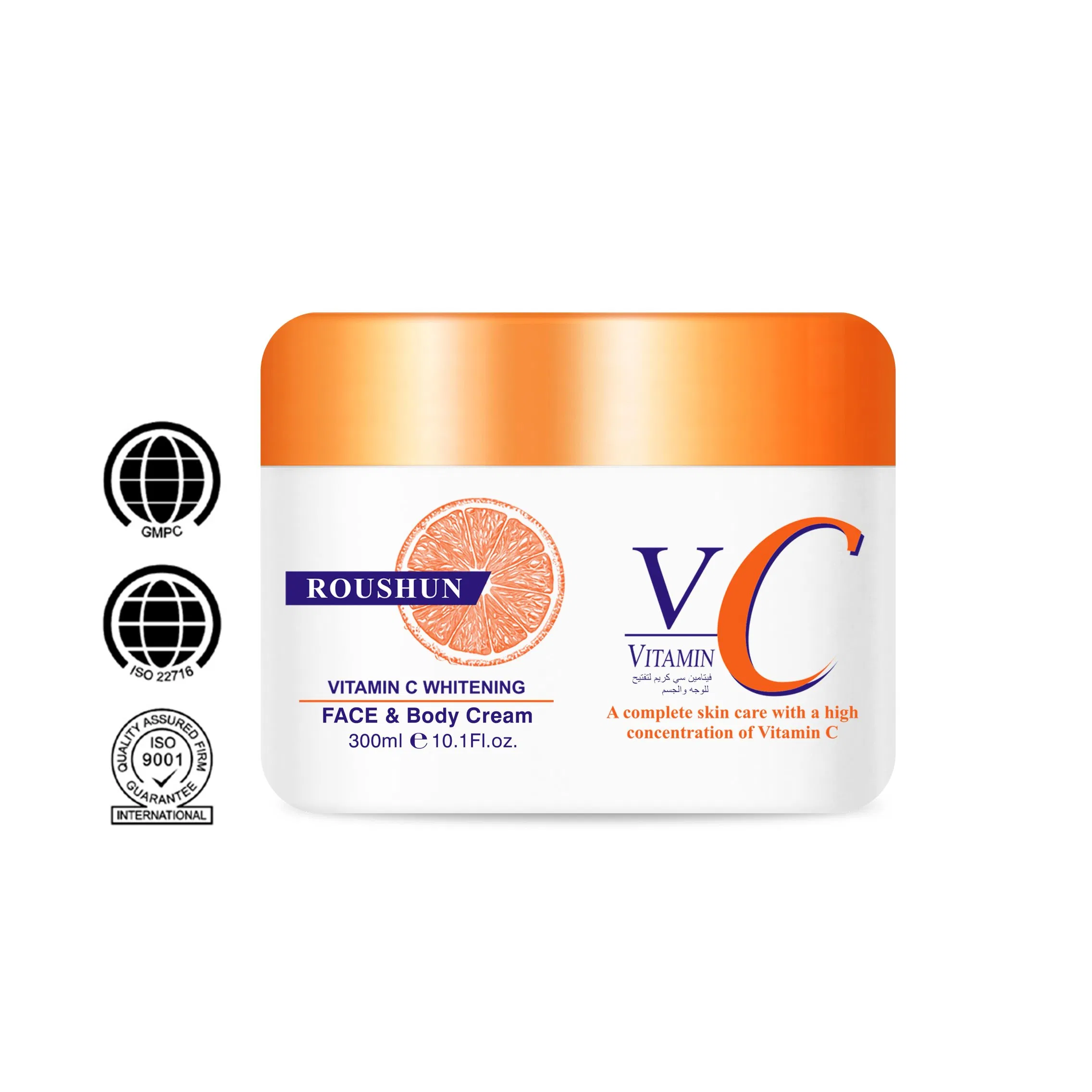 Vc Cream Face Cream Skin Care Cream Moisturizer Beauty Cosmetic Roushun 300ml