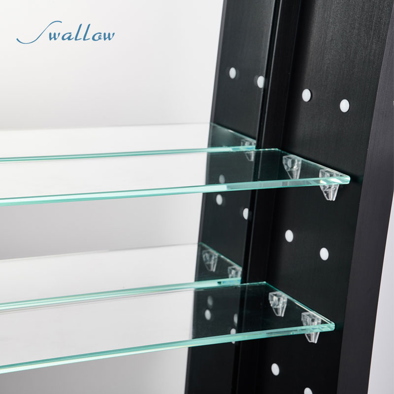 Framed Aluminum Surface-Mount 1-Door Bathroom Medicine Cabinet