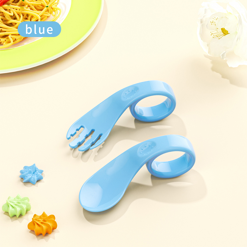 Baby-Friendly Silicone Spork for Easy Grasp and Use