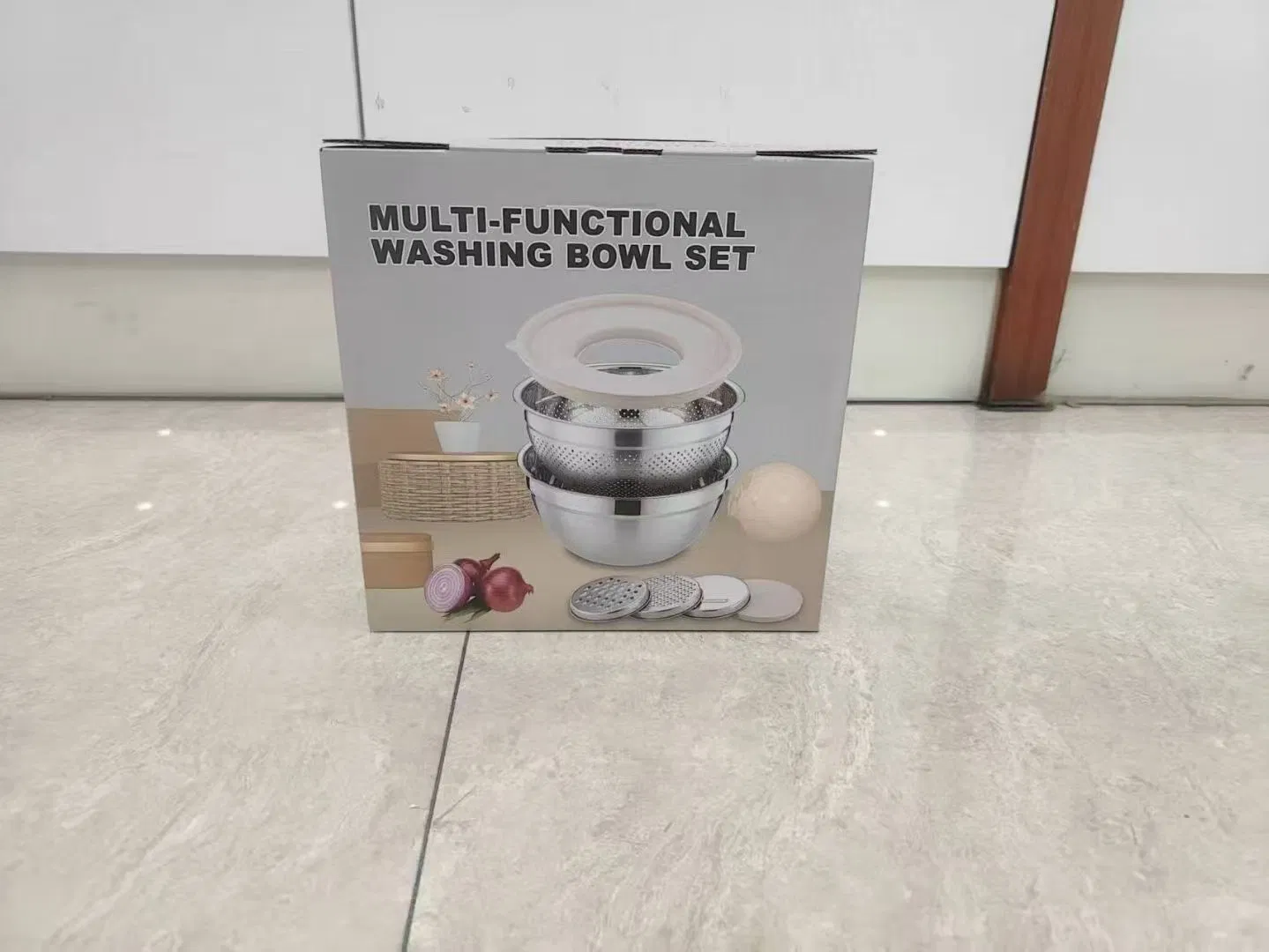 Wholesale Household Used Dinnerware Round USA Copper Stainless Steel Salad Bowl with Grater Lid