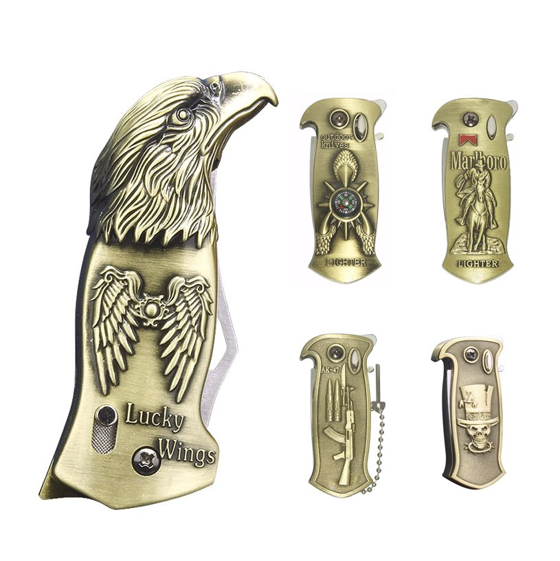 Windproof Metal Eagle Torch Lighter Butane Refill Cool Lighters Unique Gifts for Men
