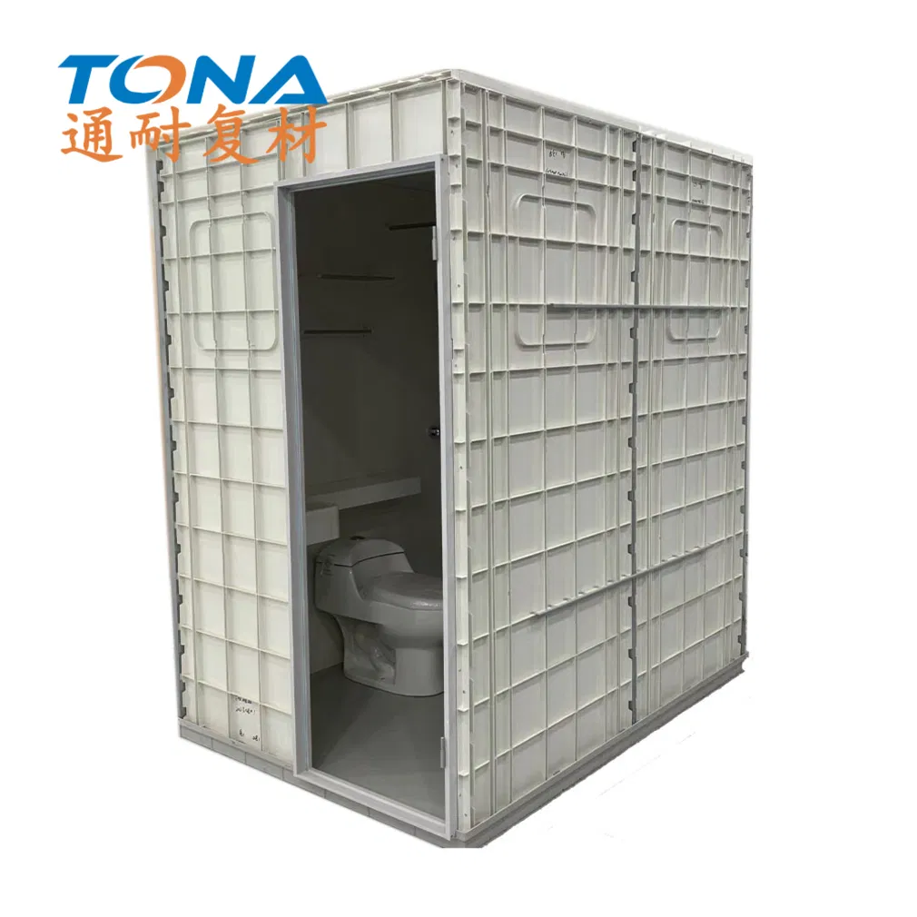 Eco Friendly Compact SMC Bathroom with Modular Design for Prefab House Units