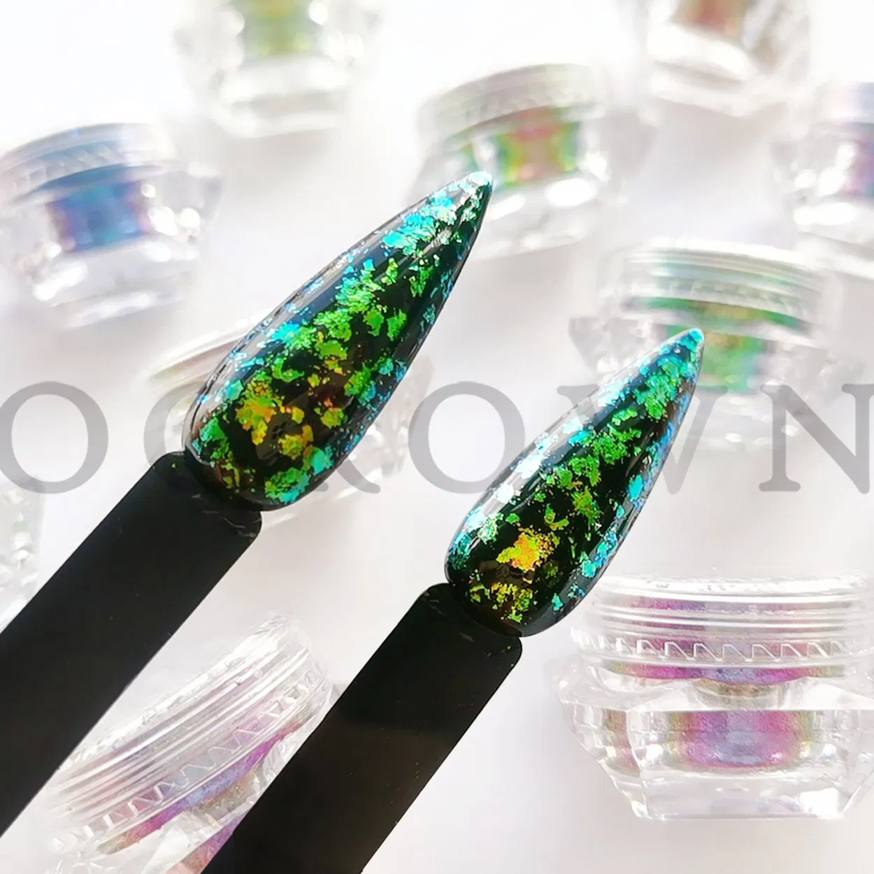 Chameleon Galaxy Flakes Irregular Glitter 3D Nail Sequins for Nail Polish