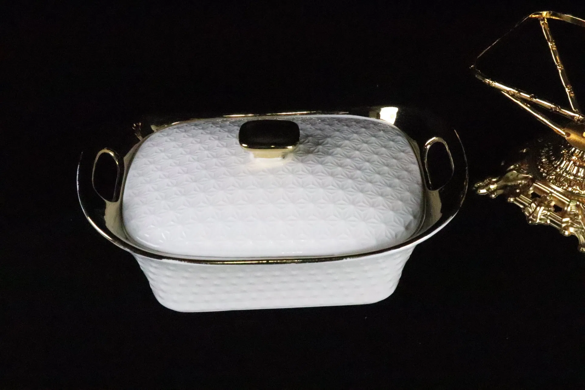 Dim Sum Rack Afternoon Tea Dessert Buffet Pastry Fruit Tray Ceramic Tray