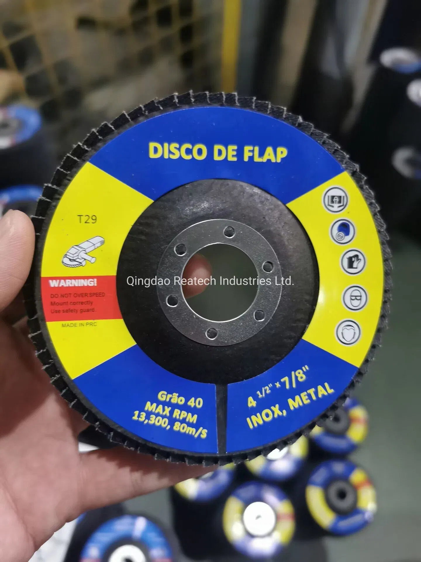 Лепестковый шлифовальный диск из циркония