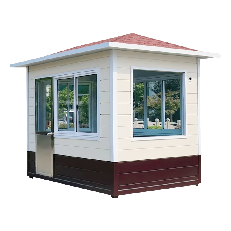 Low Cost Steel Structure Luxury Modular Mobile Modern Portable Prefab Security Guard Container Houses for Prefabricated Kiosks Outdoor Use