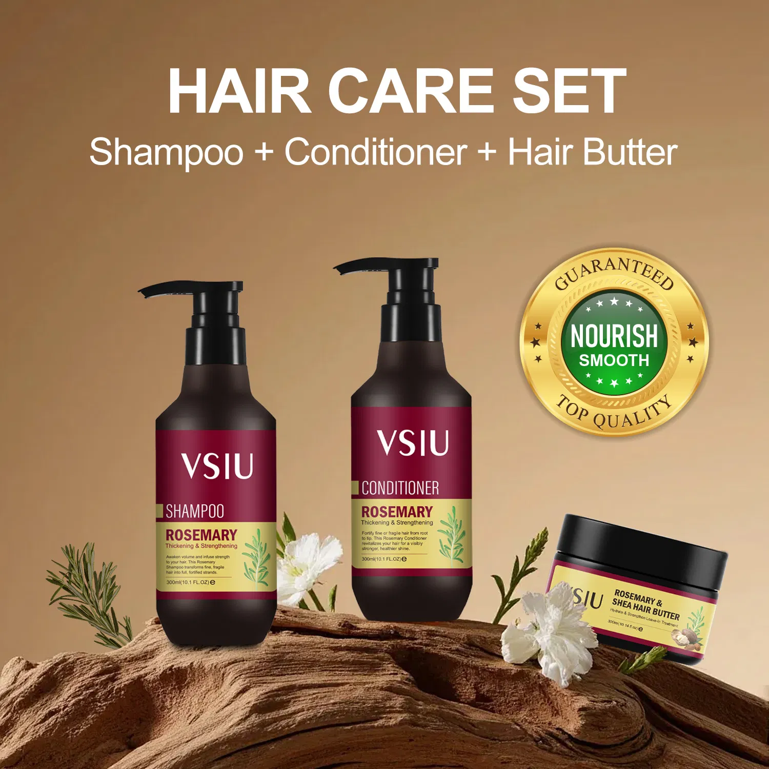 Vsiu Strengthening Anti-Hair Loss Shampoo with Rosemary and Mint