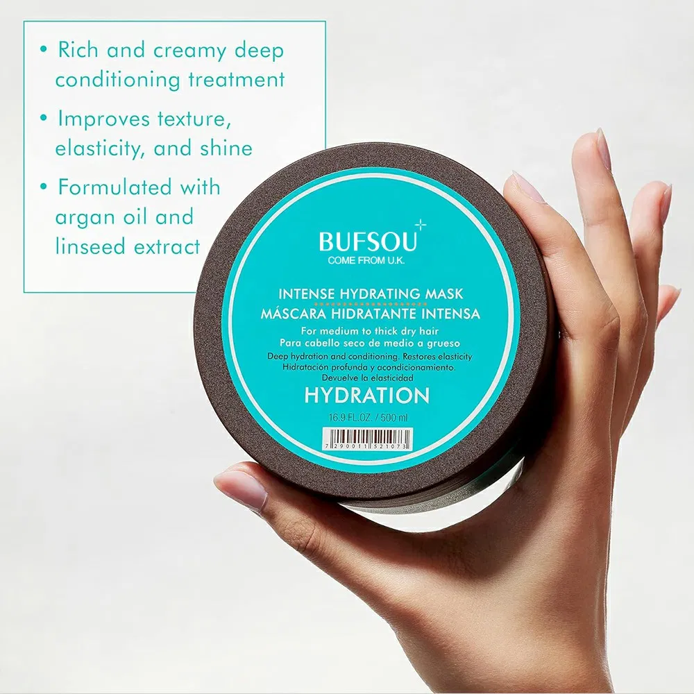 Private Label Hydrating Deep Moisturizing Conditioning Treatment Repair Morocco Argan Oil Hair Mask for Dry Damaged Hair