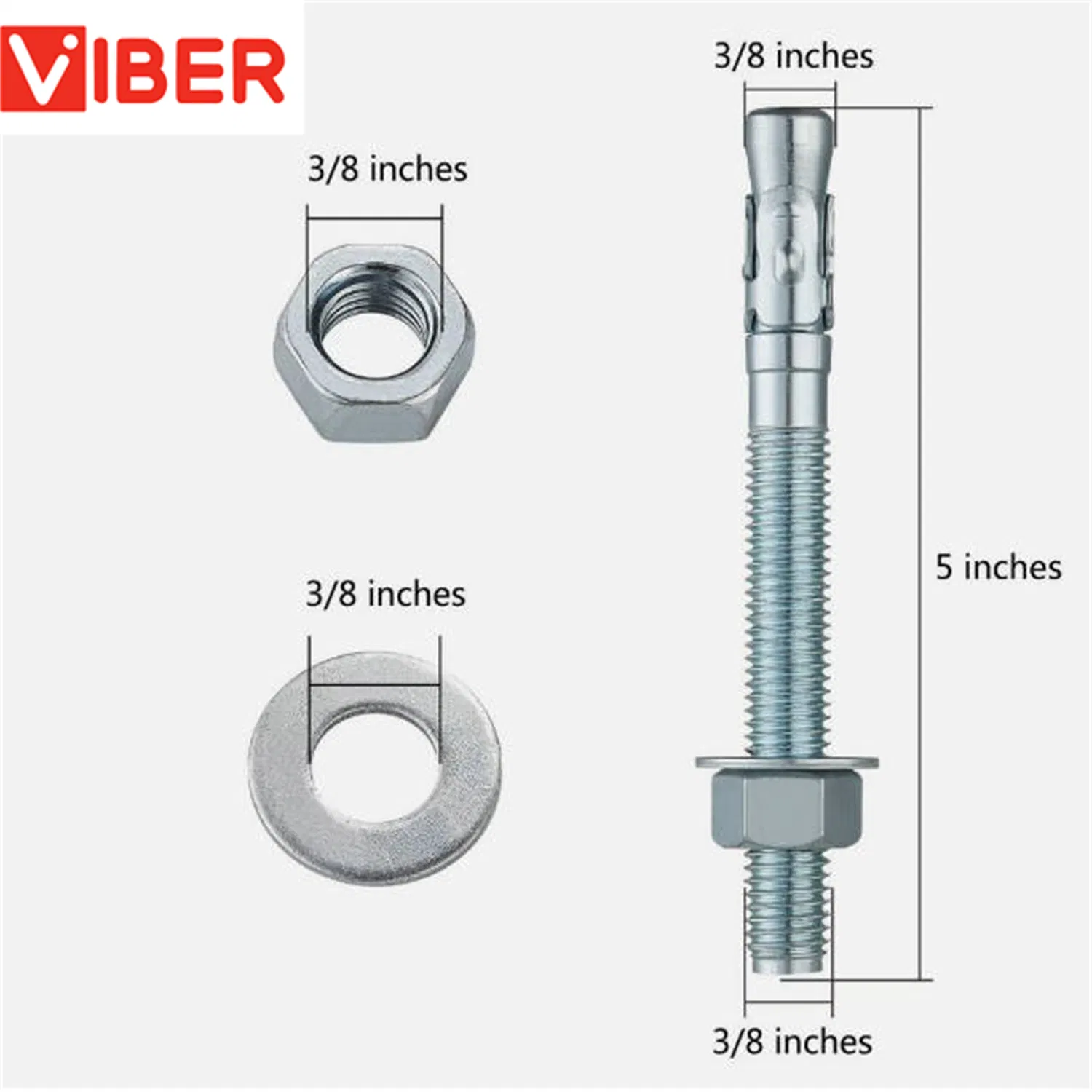 Сквозные анкерные болты для бетона и кирпича