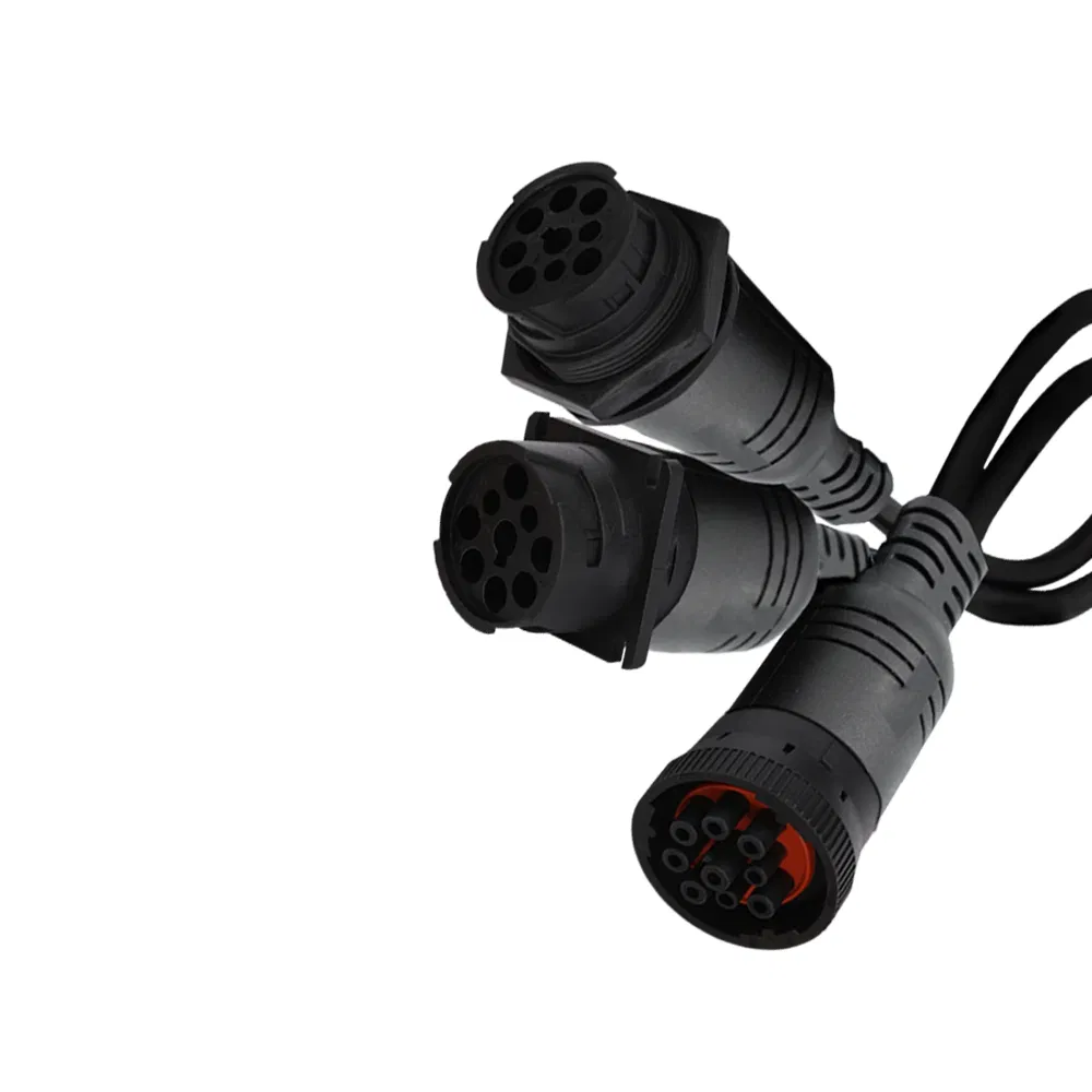 Разветвитель J1939 9-pin на 2 розетки Type 1