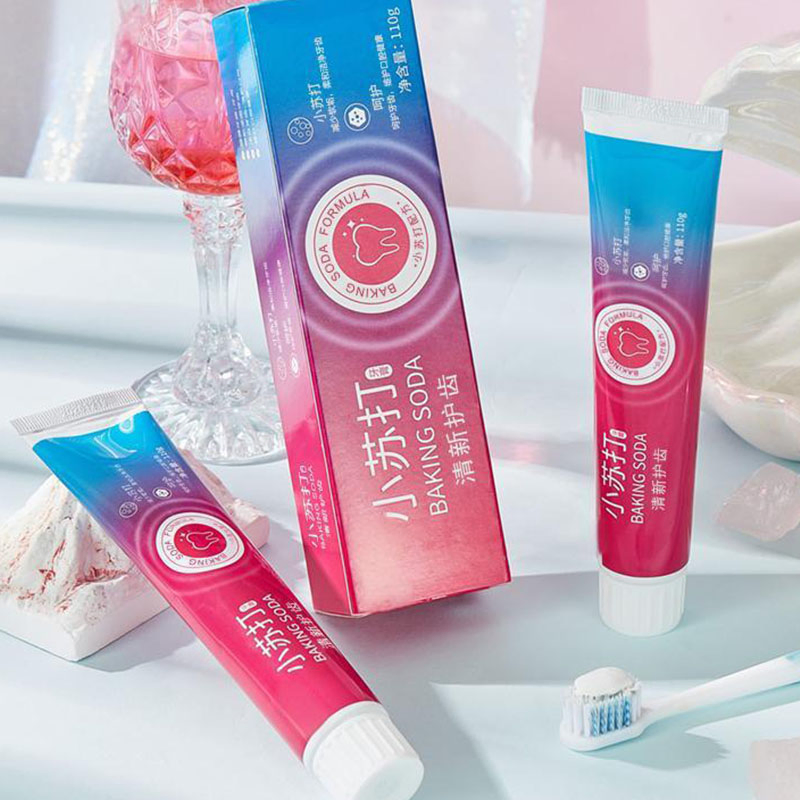Pomegranate Infused Whitening Baking Soda Toothpaste for Bright Smiles