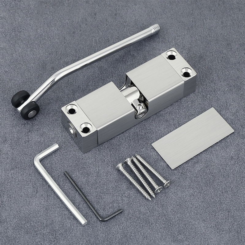 Square Simple Mounted Install Silent Automatic Self with Adjustable Spring Speed 10-35 Kg Wooden Door Door Closer