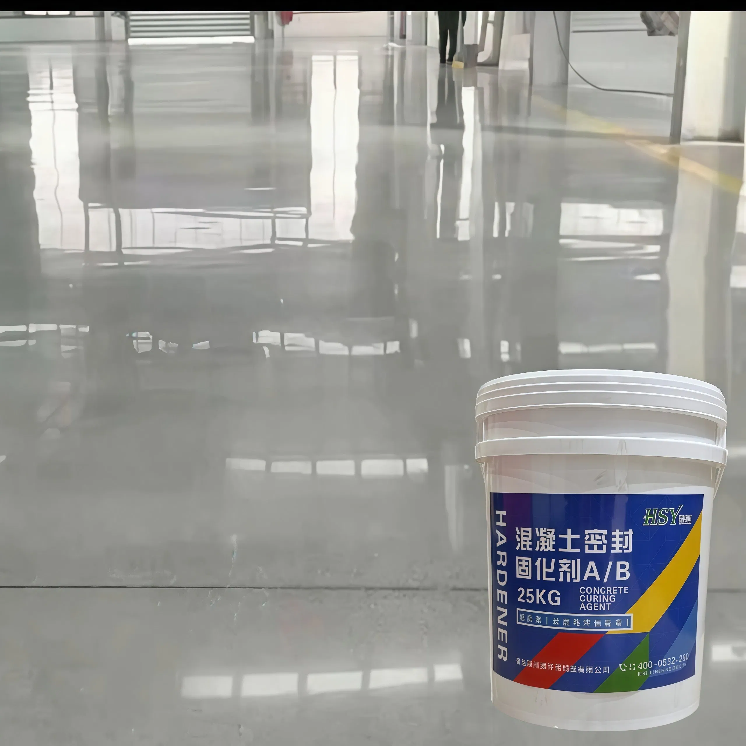 Cement Floor Surface Block Sealer Agent Lithium Silicate Liquid Concrete Densifier Hardener Concrete Sealing Curing Agent